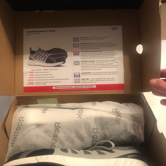 Reebok Fusion Flexweave Work Athletic Shoe - Picture 7 of 8